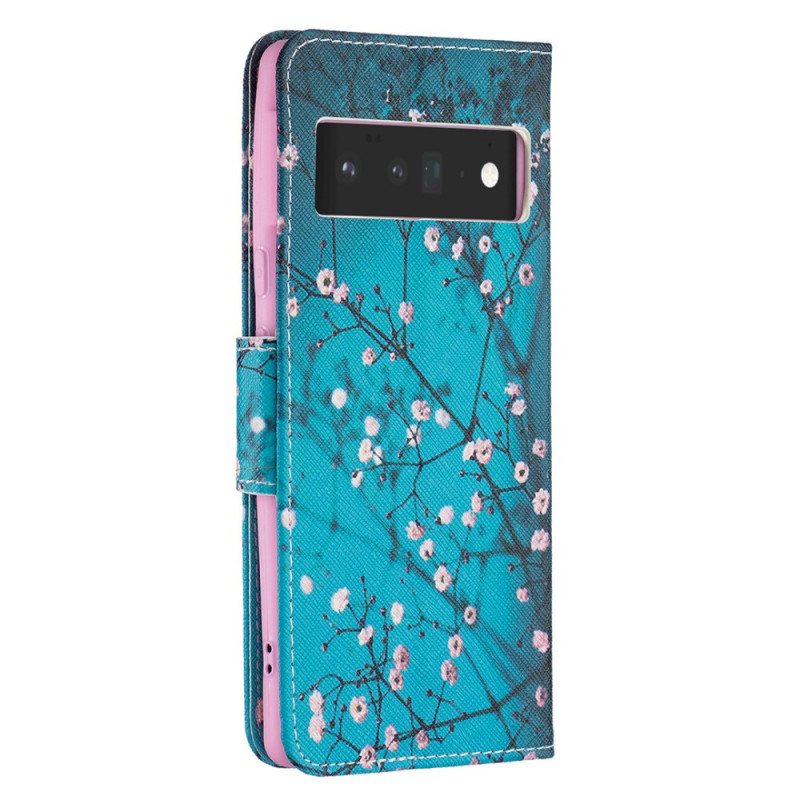 Kotelot Google Pixel 6 Pro Kukkiva Puun Oksa