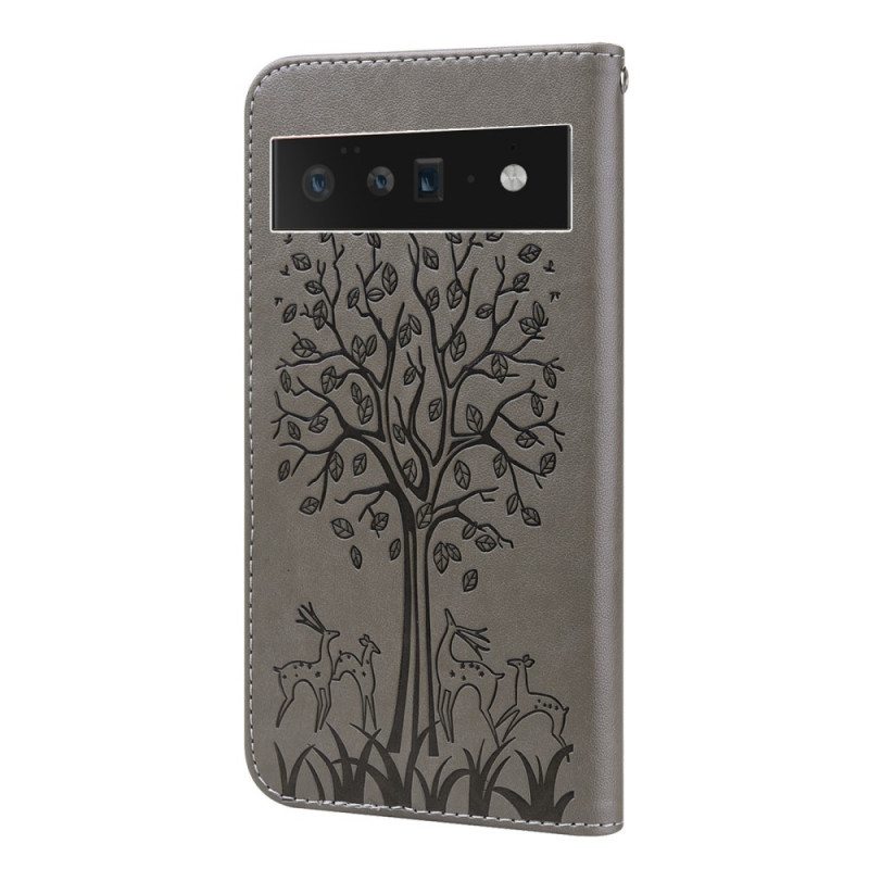 Kotelot Google Pixel 6 Pro Puu Ja Hirvi