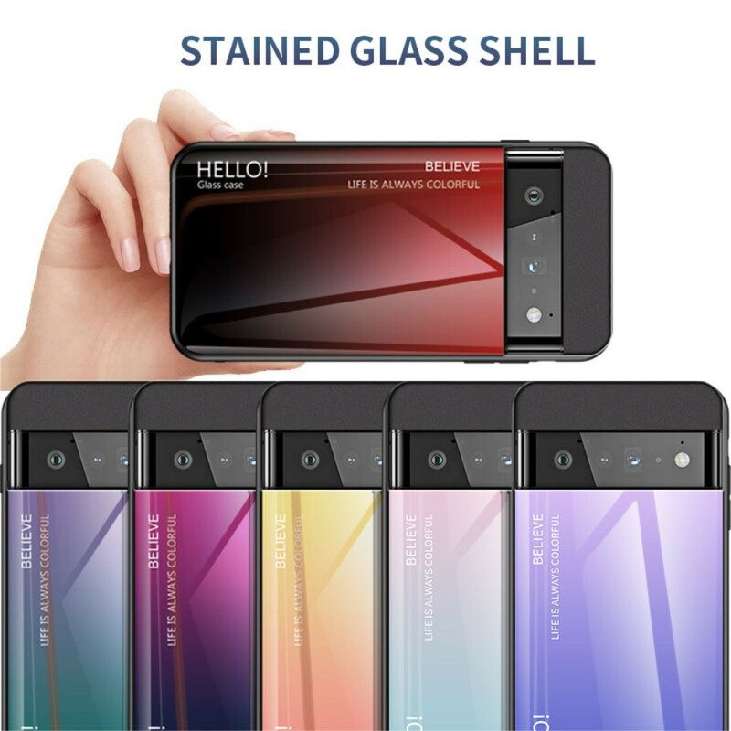 Kuori Google Pixel 6 Pro Karkaistu Lasi Hello