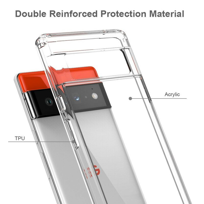 Kuori Google Pixel 6 Pro Läpinäkyvä Korttikotelo