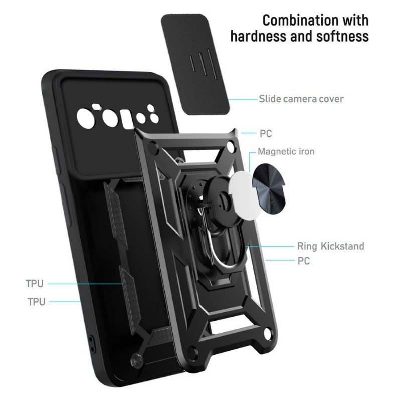 Kuori Google Pixel 6 Pro Suunniteltu Linssin Pidike Ja Suojat