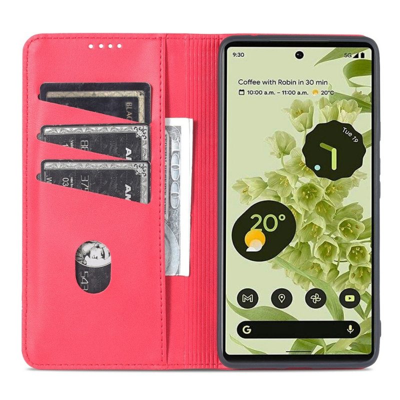Puhelinkuoret Google Pixel 6 Pro Kotelot Flip Azns-nahkamuotoilu