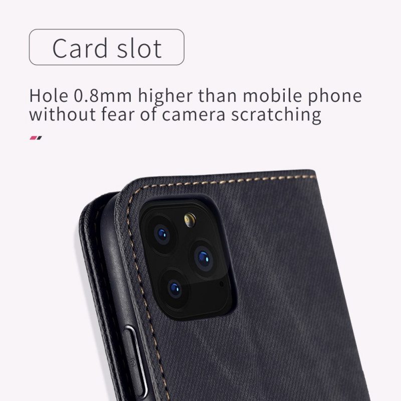 Puhelinkuoret Google Pixel 6 Pro Kotelot Flip Denim Kangas