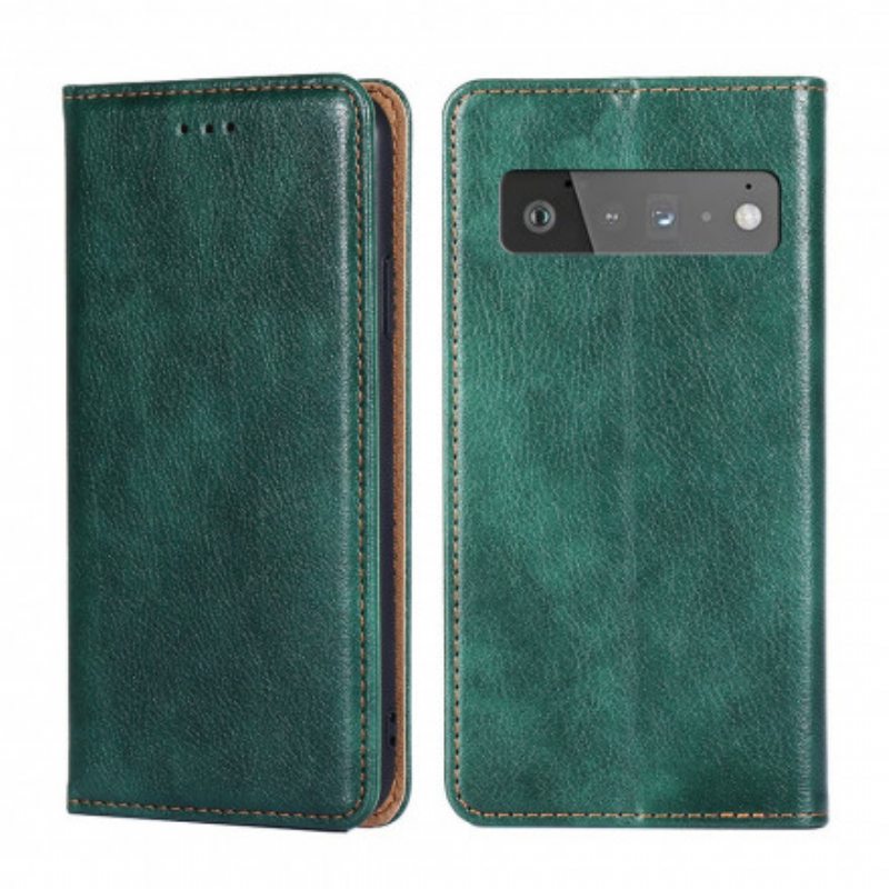 Puhelinkuoret Google Pixel 6 Pro Kotelot Flip Vintage Nahkatyyli