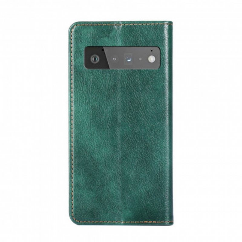 Puhelinkuoret Google Pixel 6 Pro Kotelot Flip Vintage Nahkatyyli