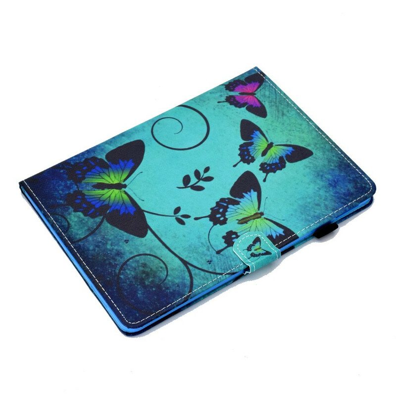 Kotelot iPad Air (2022) (2020) Vihreät Perhoset