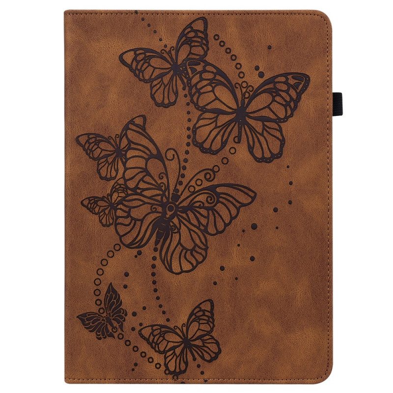 Nahkakuori iPad Air (2022) (2020) Tyylitellyt Perhoset