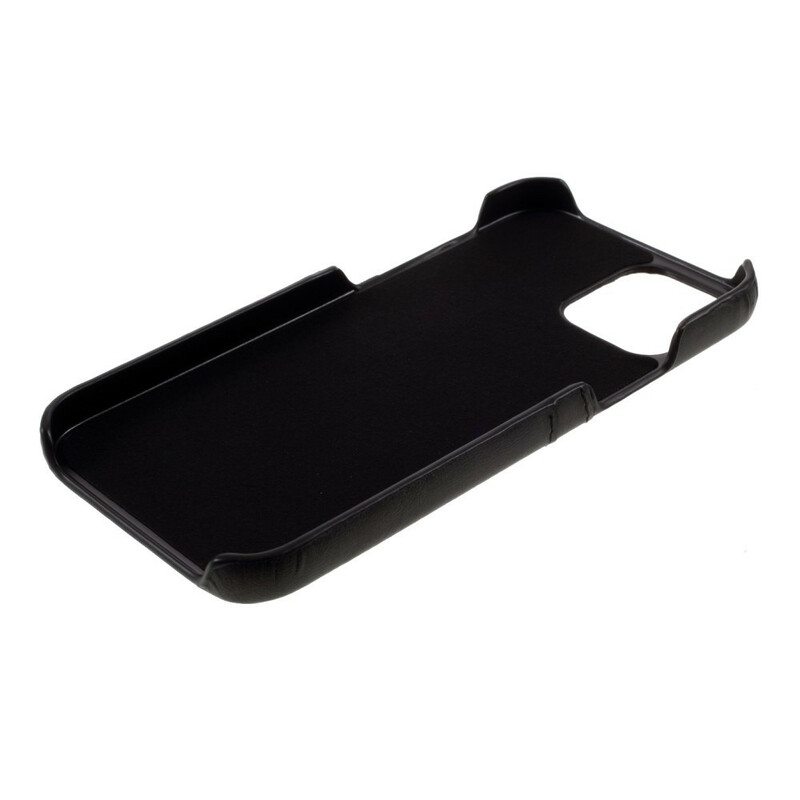 Case iPhone 12 Pro Max Kaksinkertainen Korttikotelo