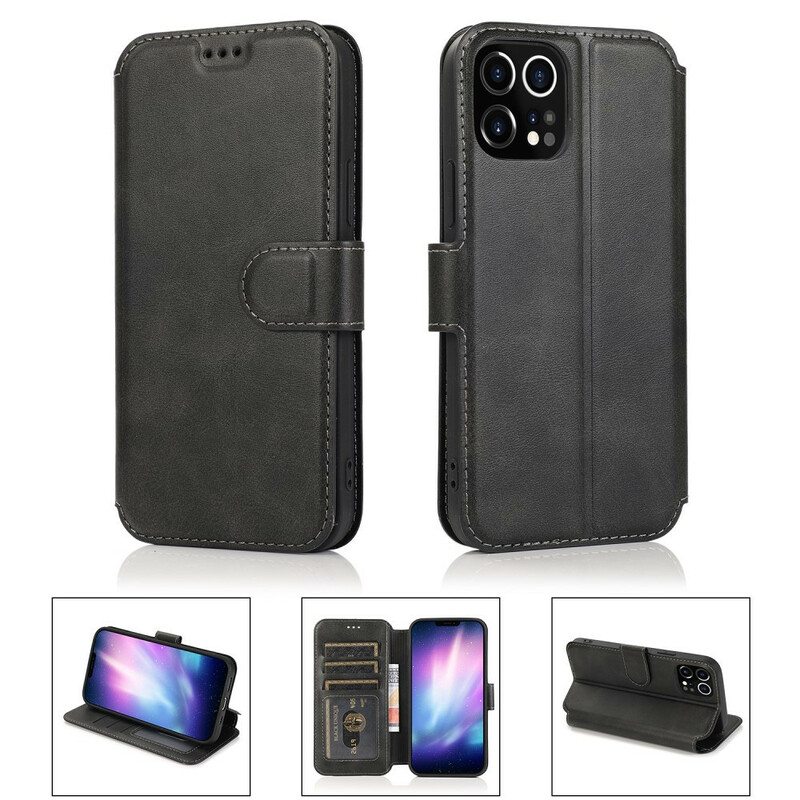 Kotelot iPhone 12 Pro Max Retro Nahkatyyli