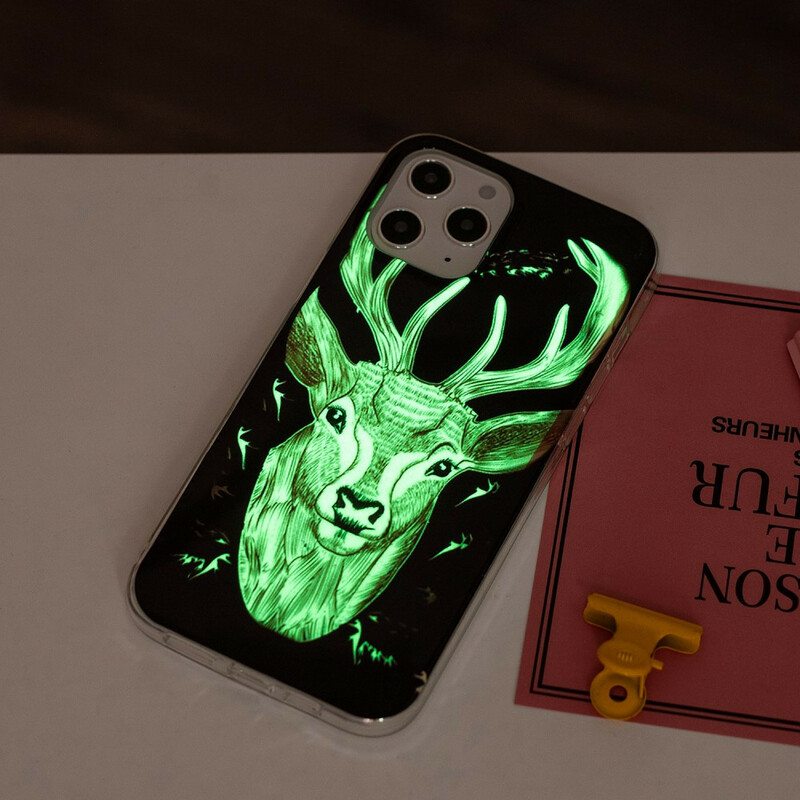 Kuori iPhone 12 Pro Max Fluoresoiva Majestic Deer