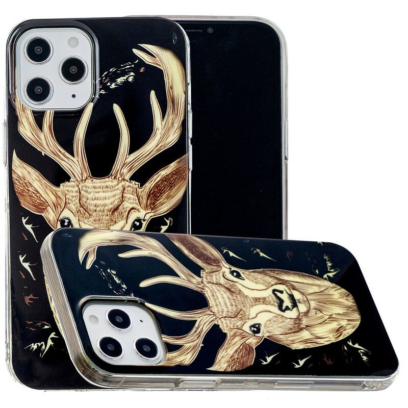 Kuori iPhone 12 Pro Max Fluoresoiva Majestic Deer