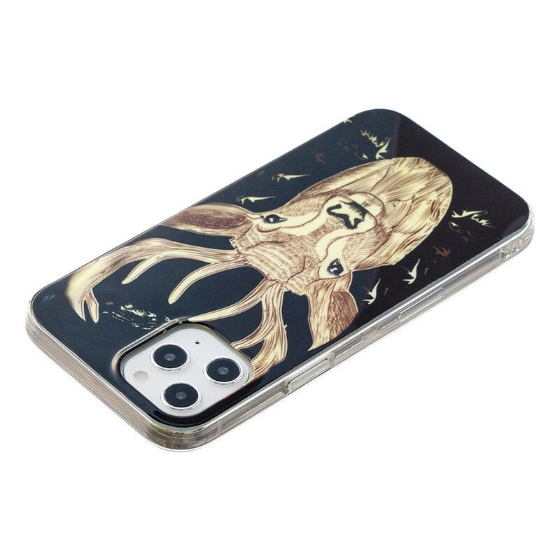 Kuori iPhone 12 Pro Max Fluoresoiva Majestic Deer