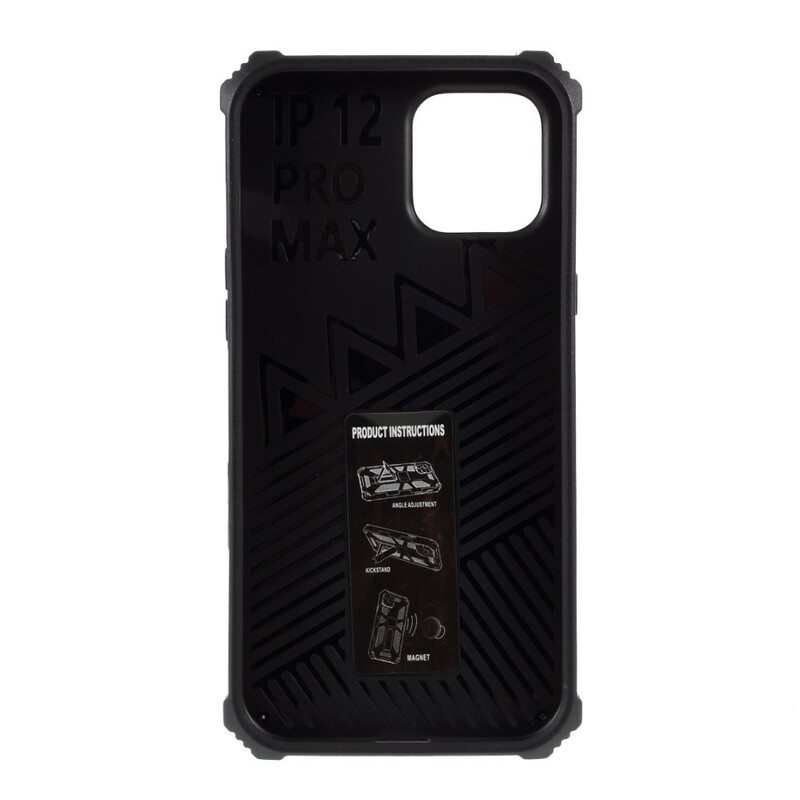 Kuori iPhone 12 Pro Max Irrotettava Irrotettavalla Telineellä