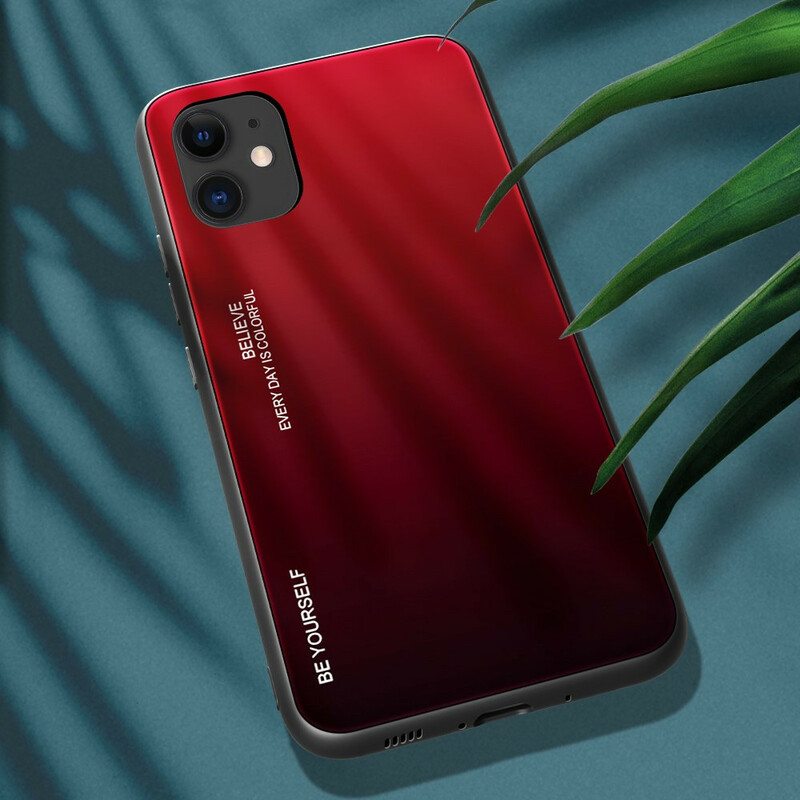 Kuori iPhone 12 Pro Max Karkaistu Lasi Ole Oma Itsesi