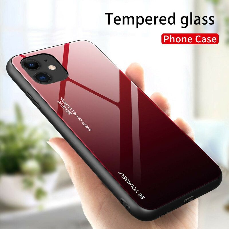 Kuori iPhone 12 Pro Max Karkaistu Lasi Ole Oma Itsesi
