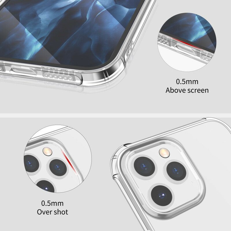 Kuori iPhone 12 Pro Max Läpinäkyvä Leeu-design