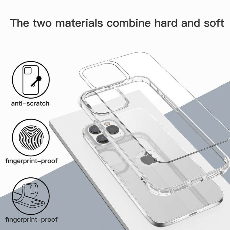 Kuori iPhone 12 Pro Max Läpinäkyvä Leeu-design