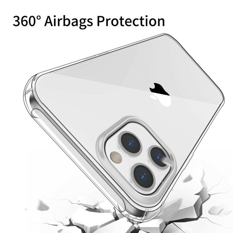 Kuori iPhone 12 Pro Max Läpinäkyvä Leeu-design