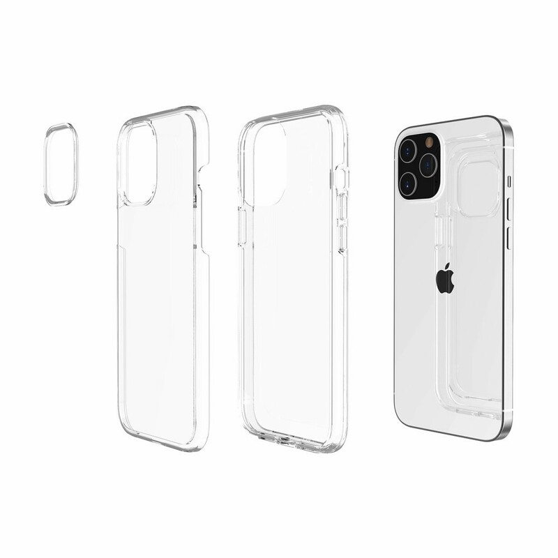 Kuori iPhone 12 Pro Max Värillinen Läpinäkyvä