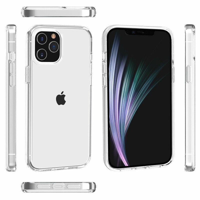 Kuori iPhone 12 Pro Max Värillinen Läpinäkyvä