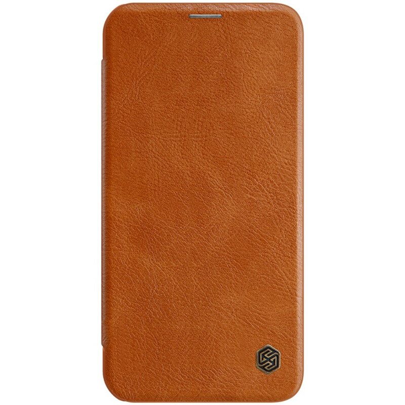 Puhelinkuoret iPhone 12 Pro Max Kotelot Flip Nillkin Qin -sarja