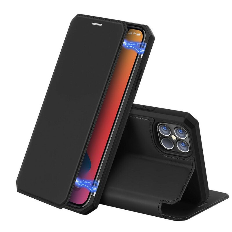 Puhelinkuoret iPhone 12 Pro Max Kotelot Flip Skin X Series Dux Ducis