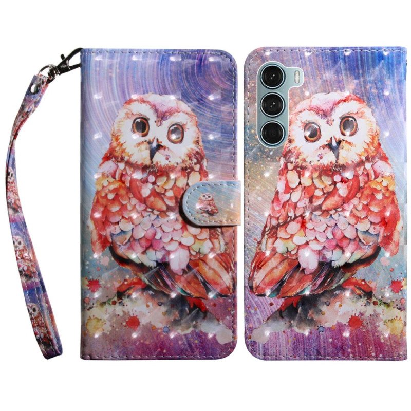 Kotelot Oppo A54 5G / A74 5G Pöllö Kaulanauhalla