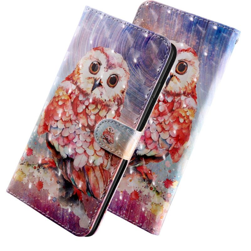 Kotelot Oppo A54 5G / A74 5G Pöllö Kaulanauhalla