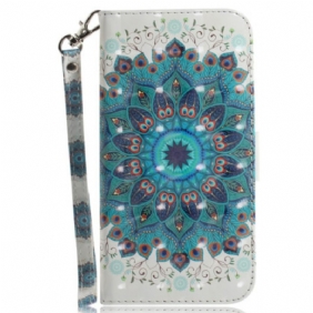 Kotelot Oneplus Nord 5 Vihreä Hihnoilla Koristeltu Mandala Suojakuori