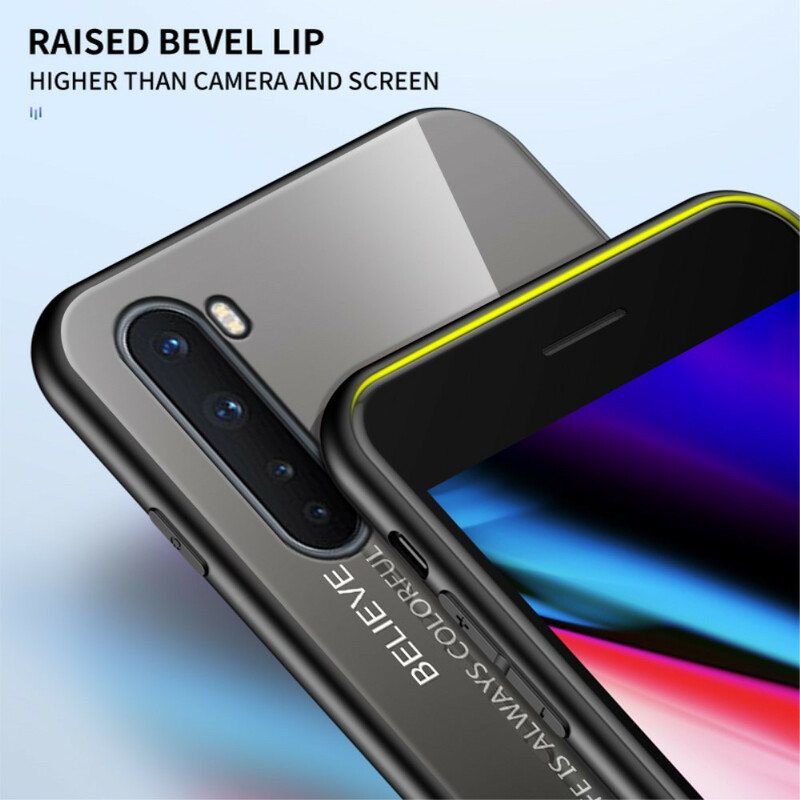Case OnePlus Nord Karkaistu Lasi Hello