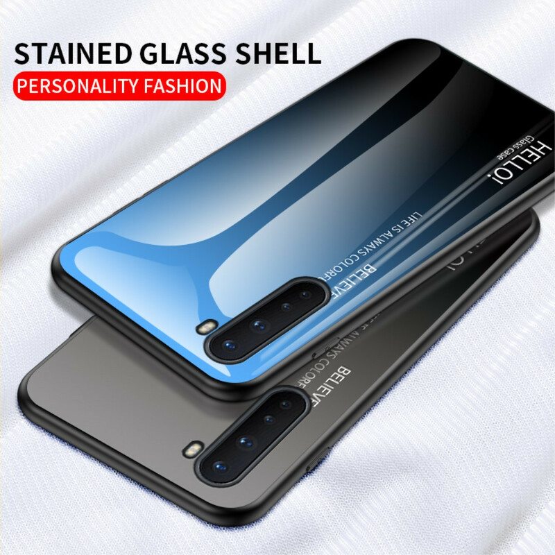 Case OnePlus Nord Karkaistu Lasi Hello