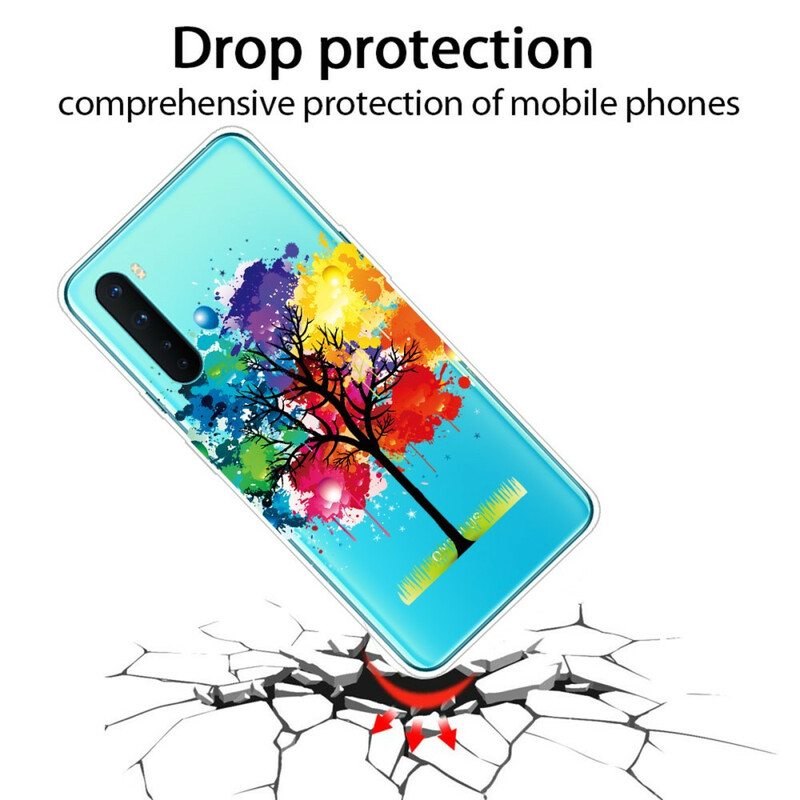 Case OnePlus Nord Saumaton Akvarellipuu