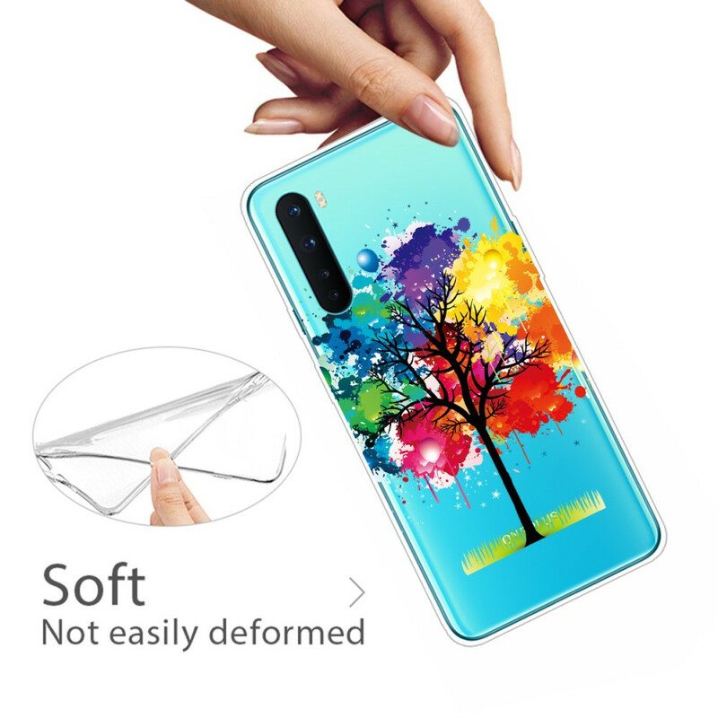 Case OnePlus Nord Saumaton Akvarellipuu