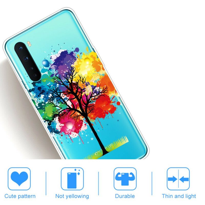 Case OnePlus Nord Saumaton Akvarellipuu