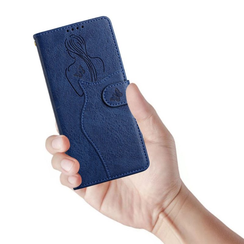 Kotelot OnePlus Nord Keinonahka Siluetti
