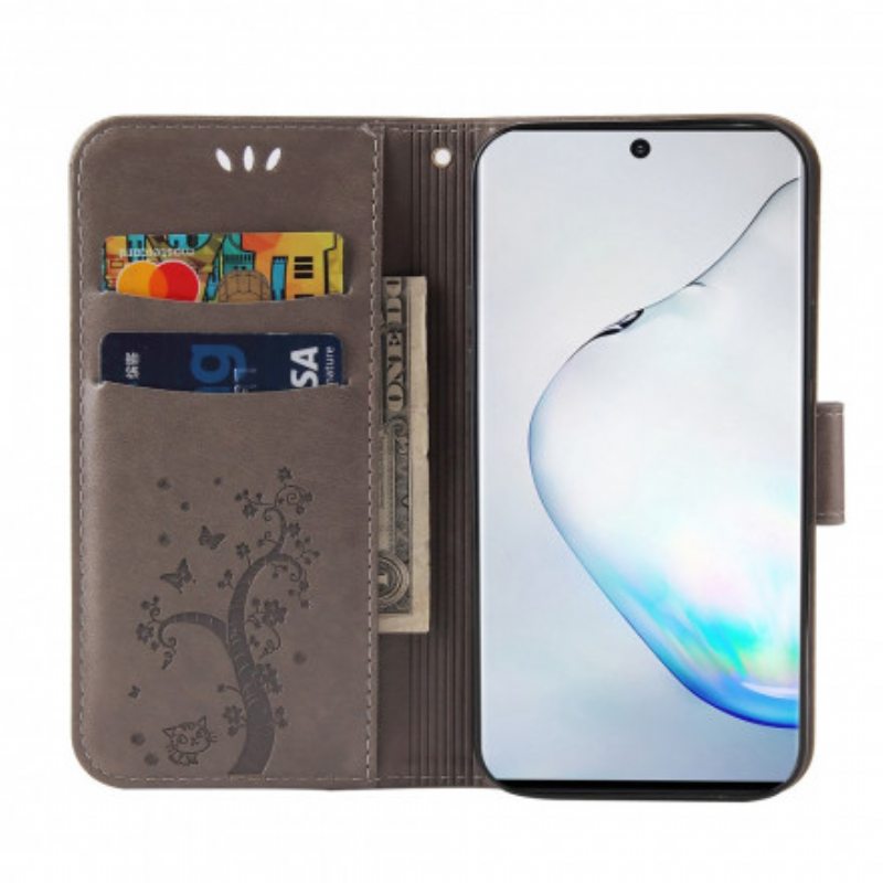 Kotelot OnePlus Nord Suojaketju Kuori Puu Ja Kissa Kaulahelmillä
