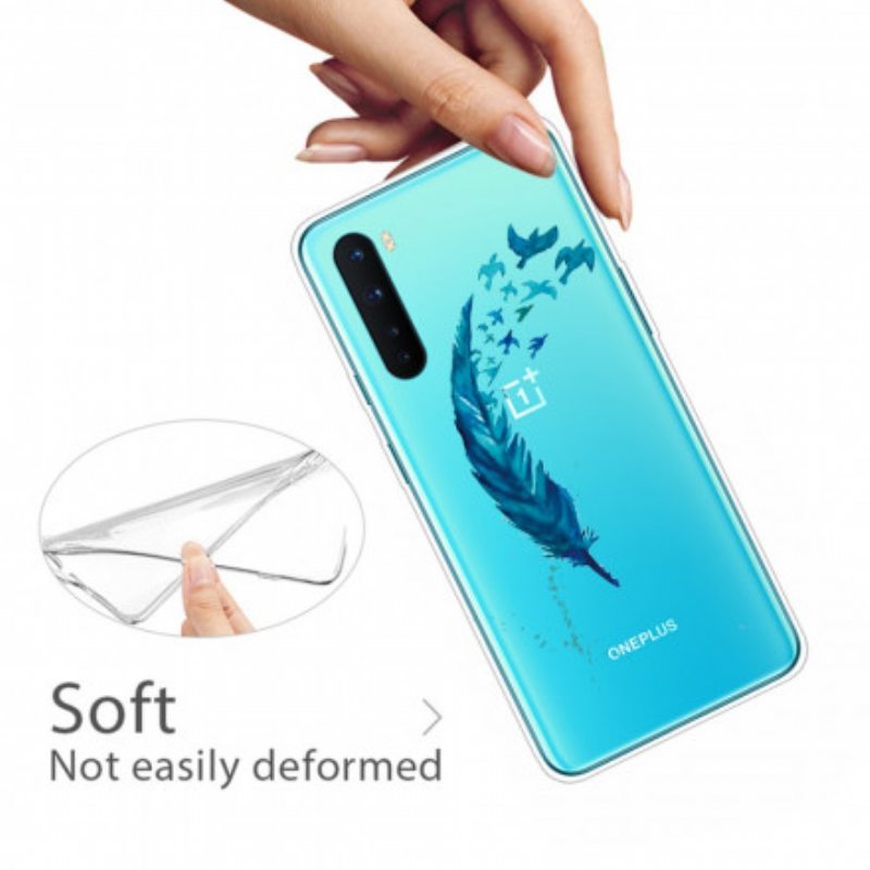 Kuori OnePlus Nord Kaunis Höyhen