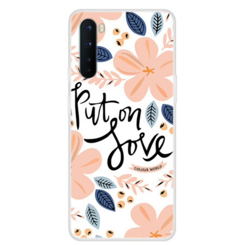 Kuori OnePlus Nord Pue Rakkaus