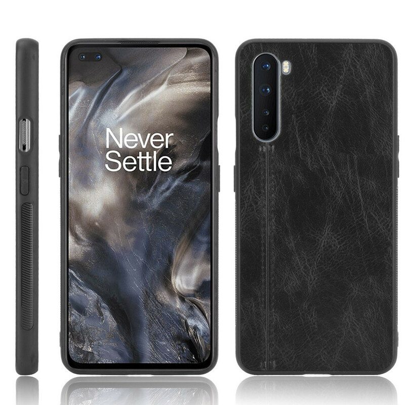 Kuori OnePlus Nord Tyyliset Nahkaompeleet