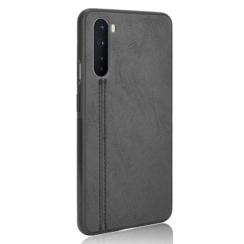Kuori OnePlus Nord Tyyliset Nahkaompeleet