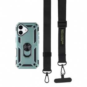 Kuori iPhone 17 Armeijatason Suojaus Olkahihnalla Suojakuori