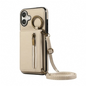 Kuori iPhone 17 Vetoketjullinen Lompakko