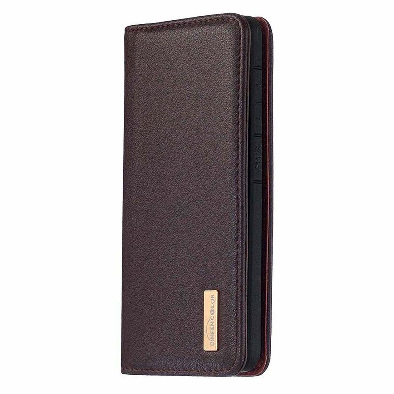 Case Samsung Galaxy S20 Kotelot Flip Irrotettava Aitoa Nahkaa