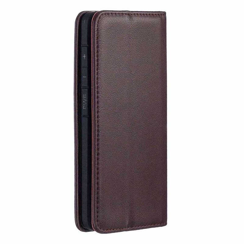 Case Samsung Galaxy S20 Kotelot Flip Irrotettava Aitoa Nahkaa