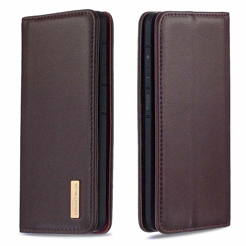 Case Samsung Galaxy S20 Kotelot Flip Irrotettava Aitoa Nahkaa