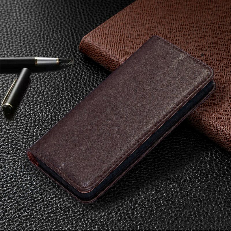 Case Samsung Galaxy S20 Kotelot Flip Irrotettava Aitoa Nahkaa