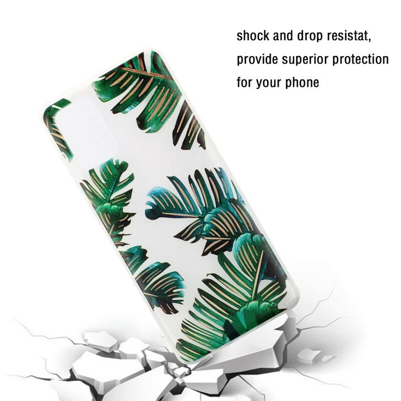 Case Samsung Galaxy S20 Saumattomat Vihreät Lehdet