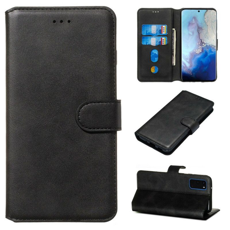 Kotelot Samsung Galaxy S20 Matta Nahkaefekti