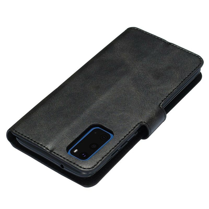Kotelot Samsung Galaxy S20 Matta Nahkaefekti