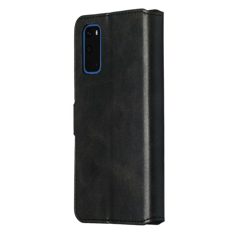 Kotelot Samsung Galaxy S20 Matta Nahkaefekti